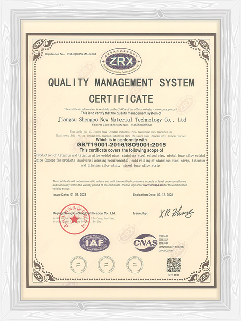 Certificato ISO-9001